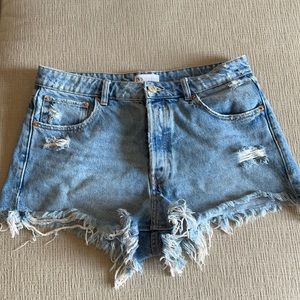Zara denim shorts